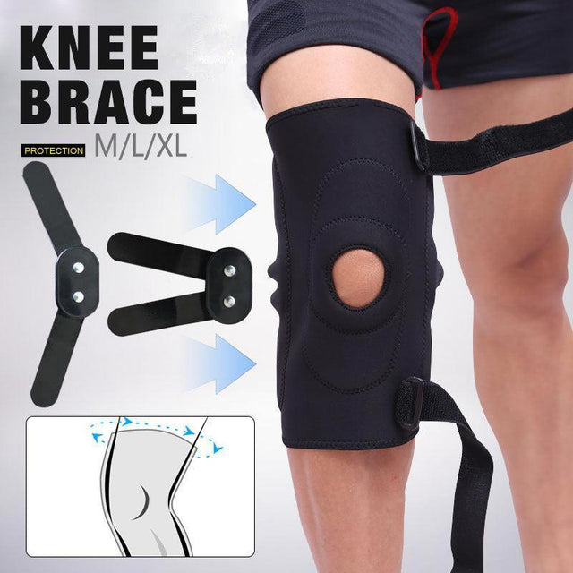 Adjustable Double Metal Hinged Knee Brace Support Protection Arthritis - XL