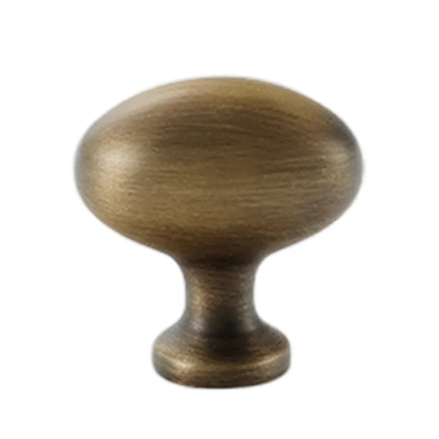 Pigeon Egg Cabinet Handle Single Hole French Style Drawer Pull for Door Closet - Mocha Copper