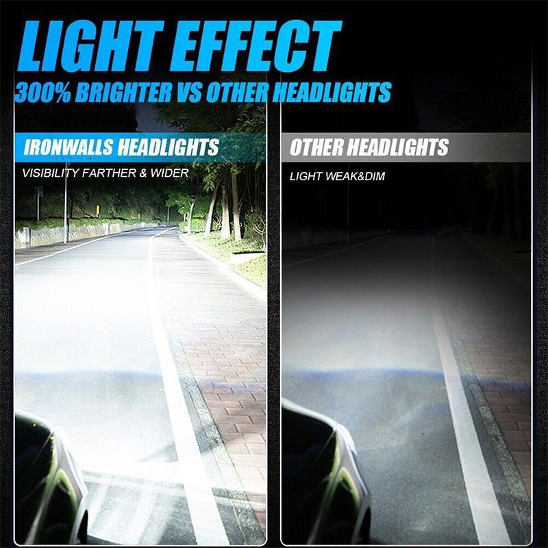 H4 9003 36W 300000LM LED Headlight kit Lamp Bulbs Globes High Low Beam Upgrade