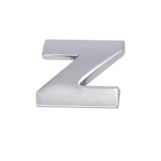 A-Z Alphabet Letters Car Sticker Self Adhesive Auto Badge Emblem 3D Chrome Good - Z