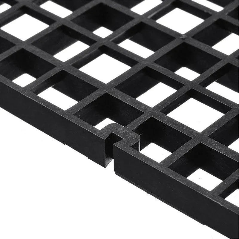 8Pcs Plastic Fish Grid Divider Durable  Holder Fish Tank Tray Egg Crate Aquarium - White