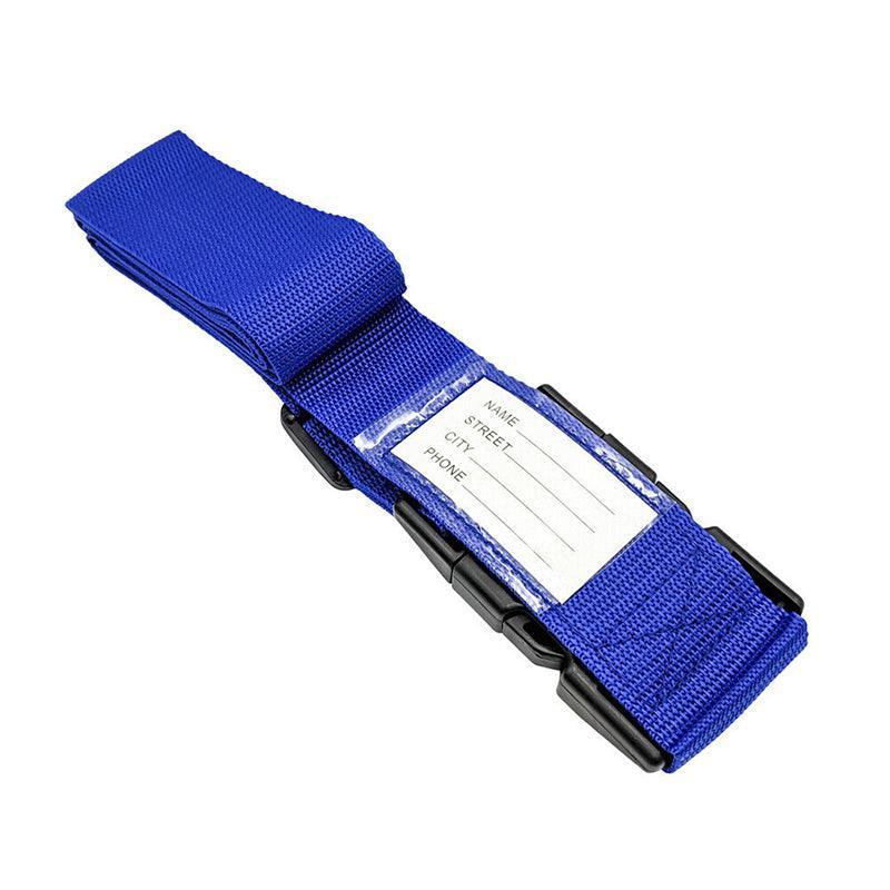 Luggage Strap Code Password Travel Suitcase Secure Lock Safe Nylon Packing Belt - Green+Pink+Red+Black