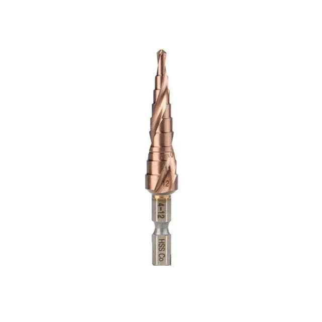 Hss M35 Cobalt Steel Step Cone Drill Bit Hole Saw Cutter 4-12/20/32Mm 5-21/27Mm - M35 Co 4-12mm
