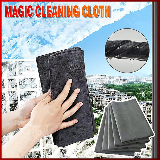 5 Size Thickened Magic Cleaning Cloth Reusable Streak Free Microfiber 30*40cm
