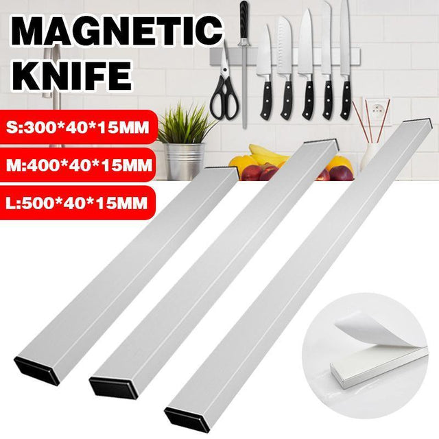 40/50cm Stainless Steel Magnetic Knife Rack Holder Knives Tool Shelf Magnet 30CM