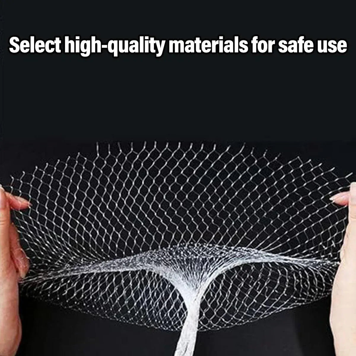 100pcs Nylon Mesh Bag Egg Storage Close Eye Plastic Mesh for Fruits Vegetables - 30cm