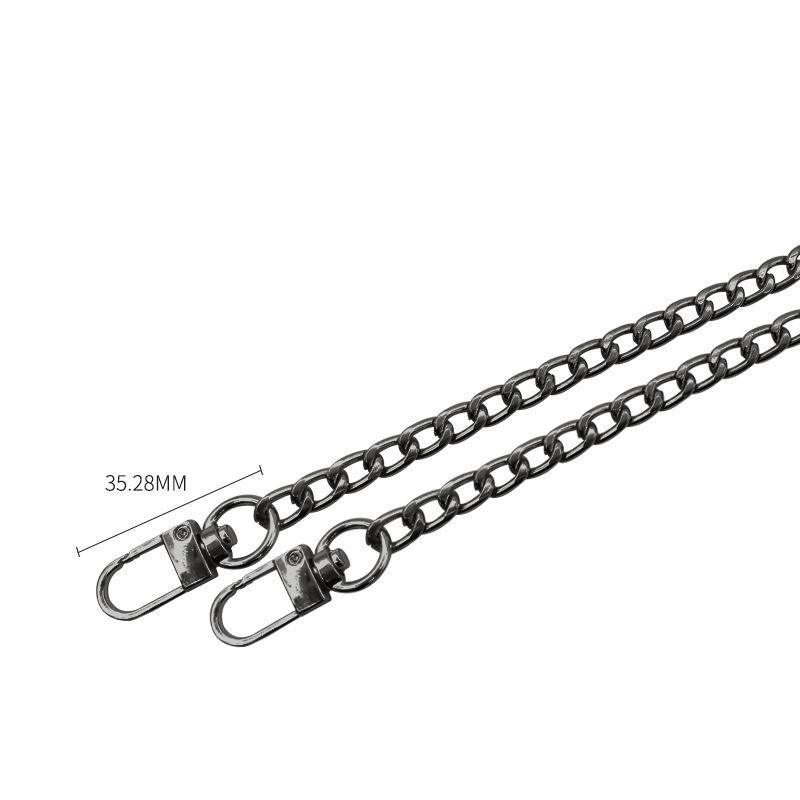 120cm Metal Handbag Shoulder Strap Bag Purse Chain Smooth Replacement Crossbody - Light Gold