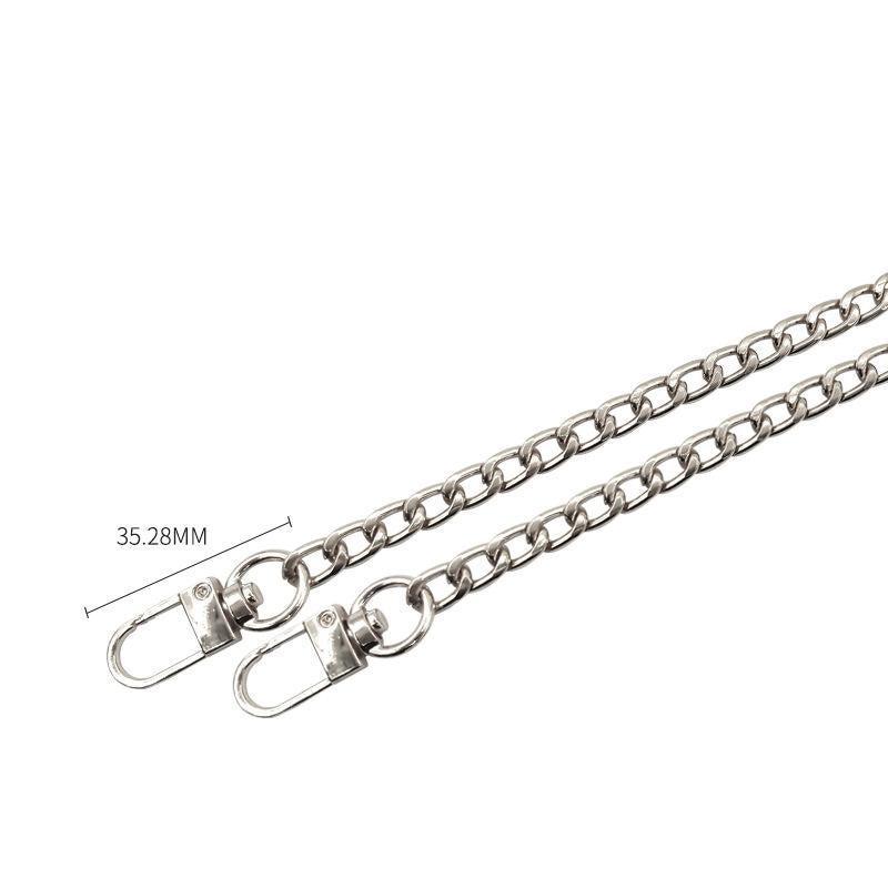 120cm Metal Handbag Shoulder Strap Bag Purse Chain Smooth Replacement Crossbody - Light Gold