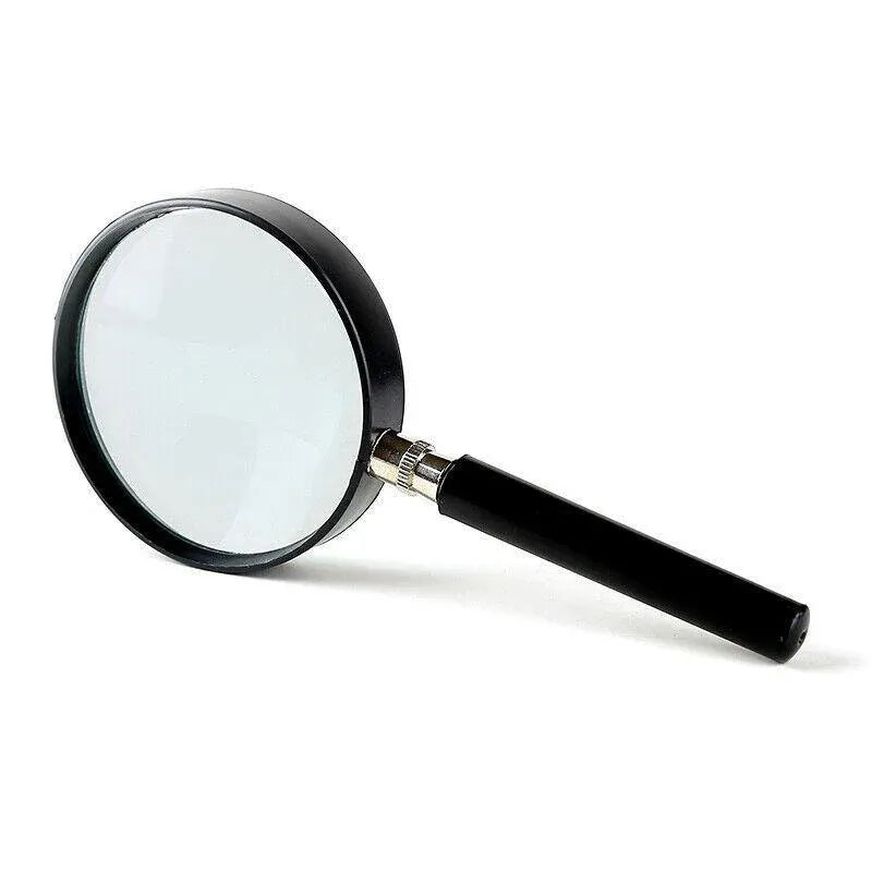 Magnifying Glass 5X Handheld Metal Frame 50mm Loupe