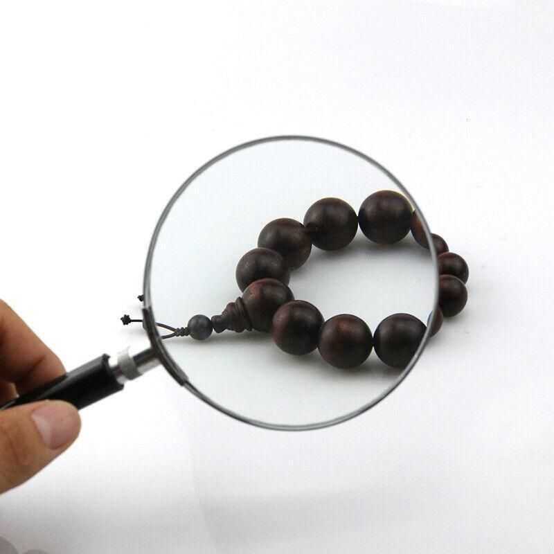 Magnifying Glass 5X Handheld Metal Frame 50mm Loupe
