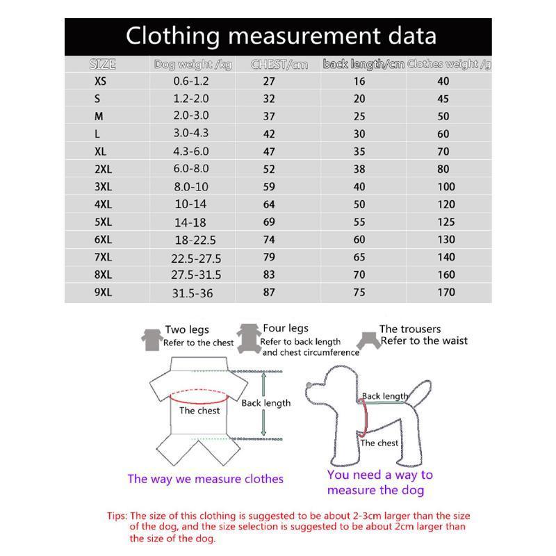Pet Dog Clothes Hoodie Warm Winter Jumper Puppy Cat Clothing Coat Jacket Shirt - M