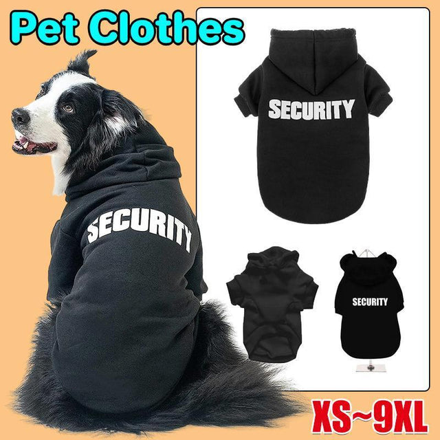 Pet Dog Clothes Hoodie Warm Winter Jumper Puppy Cat Clothing Coat Jacket Shirt - L
