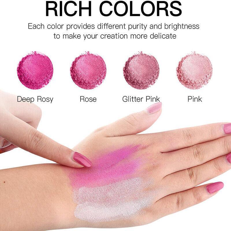 Mica Pigment Pearl Powder Resin Epoxy Premium Soaps Candle Bath Bomb Art Craft - Pink