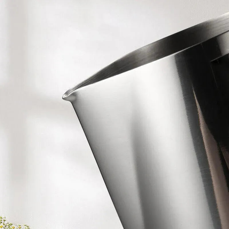 150-1000Ml Stainless Steel Milk Coffee Jug Latte Espresso Frothing Scale Pitcher - 600ML