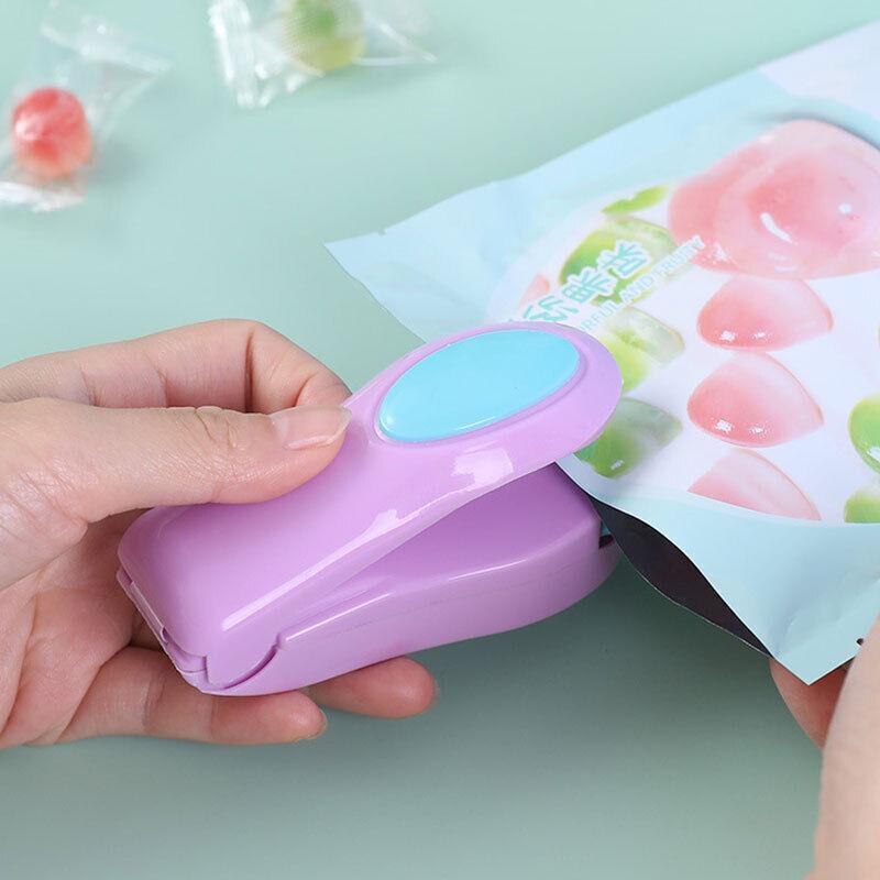 Handheld Mini Heat Sealer Poly Bag Sealing Machine Food Portable Plastic Small - Pink