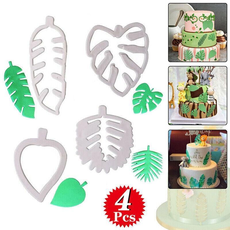 Palm Tree Turtle Leaf Cookies Biscuit Cutter Fondant Mould Cake Sugarcraft Mold