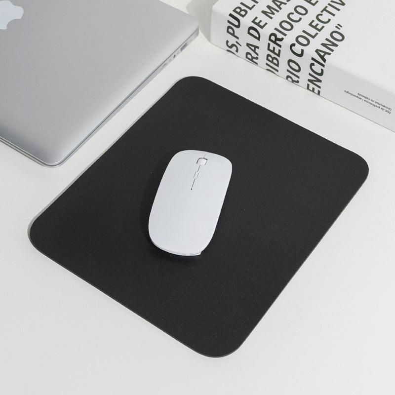 Pu Leather Gaming Mouse Pad Desk Mat Anti-Slip Speed Mousepad 22X22Cm Waterproof - Blue
