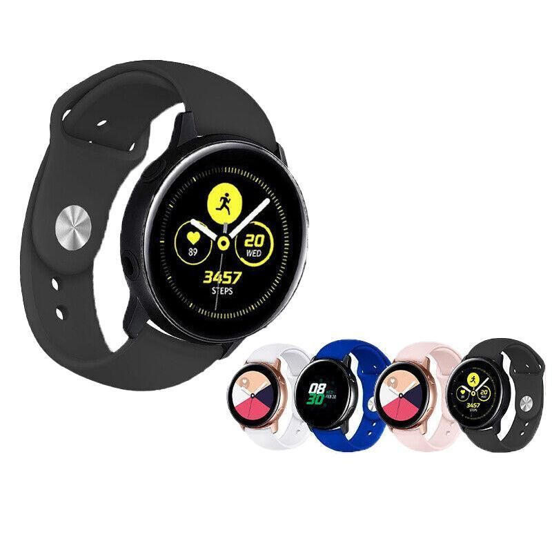 Silicone Watch Band 22mm Strap Replacement Wristband Soft Adjustable 228mm - Blue
