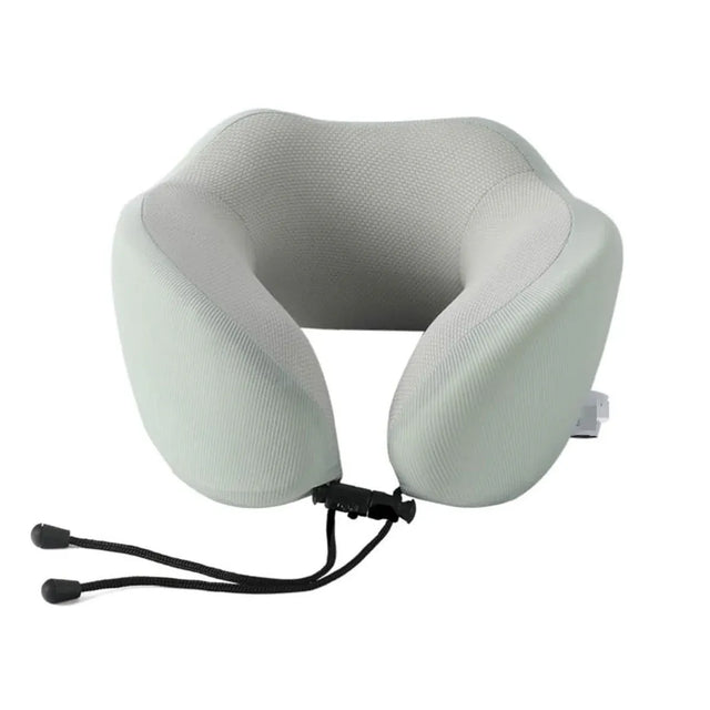 Memory Foam U Shaped Neck Pillow Travel Portable Office Nap Support Pillow - Green