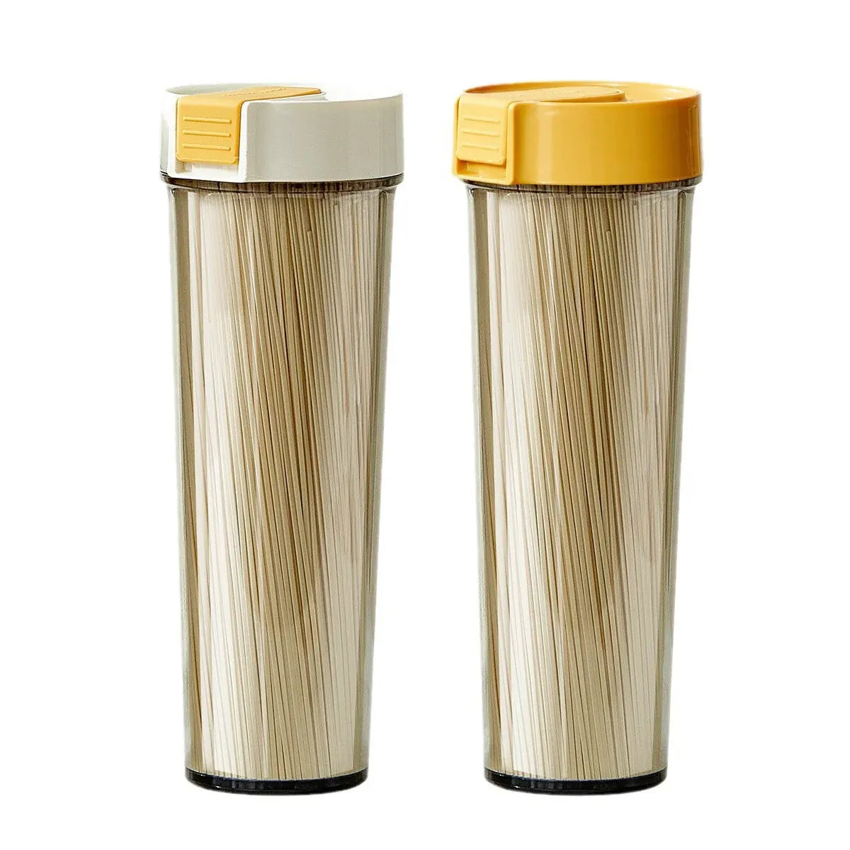 Noodle Storage Box Storage Storage Cylinder Kitchen Noodle Container Airtight - White