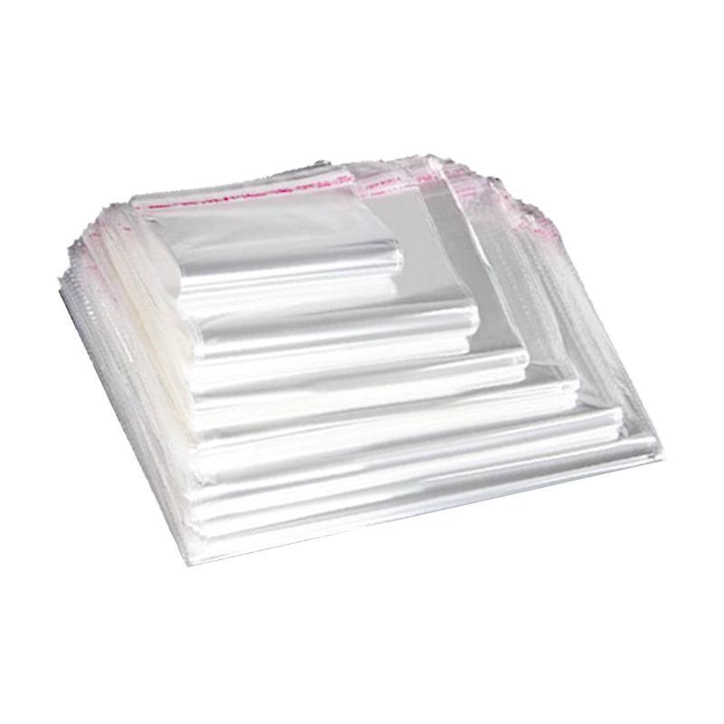 100Pcs Self-Adhesive Clear Opp Cellophane Bags with Air Hole - 28*38+4cm