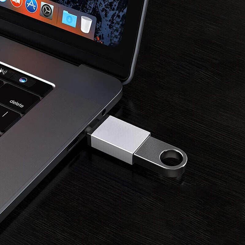 USB Type-C to USB 3.0 Adapter OTG Converter for Phone Tablet Laptop - Rose Gold