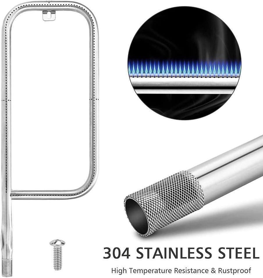 For Weber Q200 Q220 Q2000 Q2200 Stainless Steel Grill Burner Tube With Screw