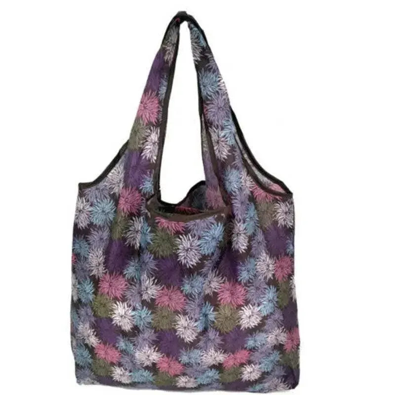 Reusable Foldable Light Waterproof Shopping Bags Carry bag Grocery Big - B-04