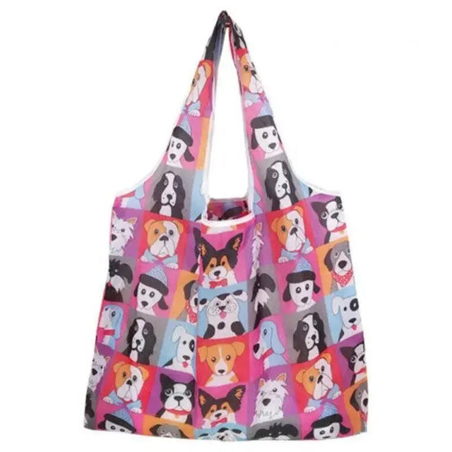 Reusable Foldable Light Waterproof Shopping Bags Carry bag Grocery Big - B-11