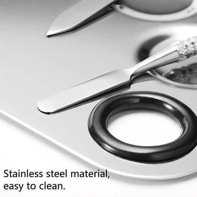 Stainless Steel Cosmetic Face Makeup Palette Spatula Foundation Mixing Tool