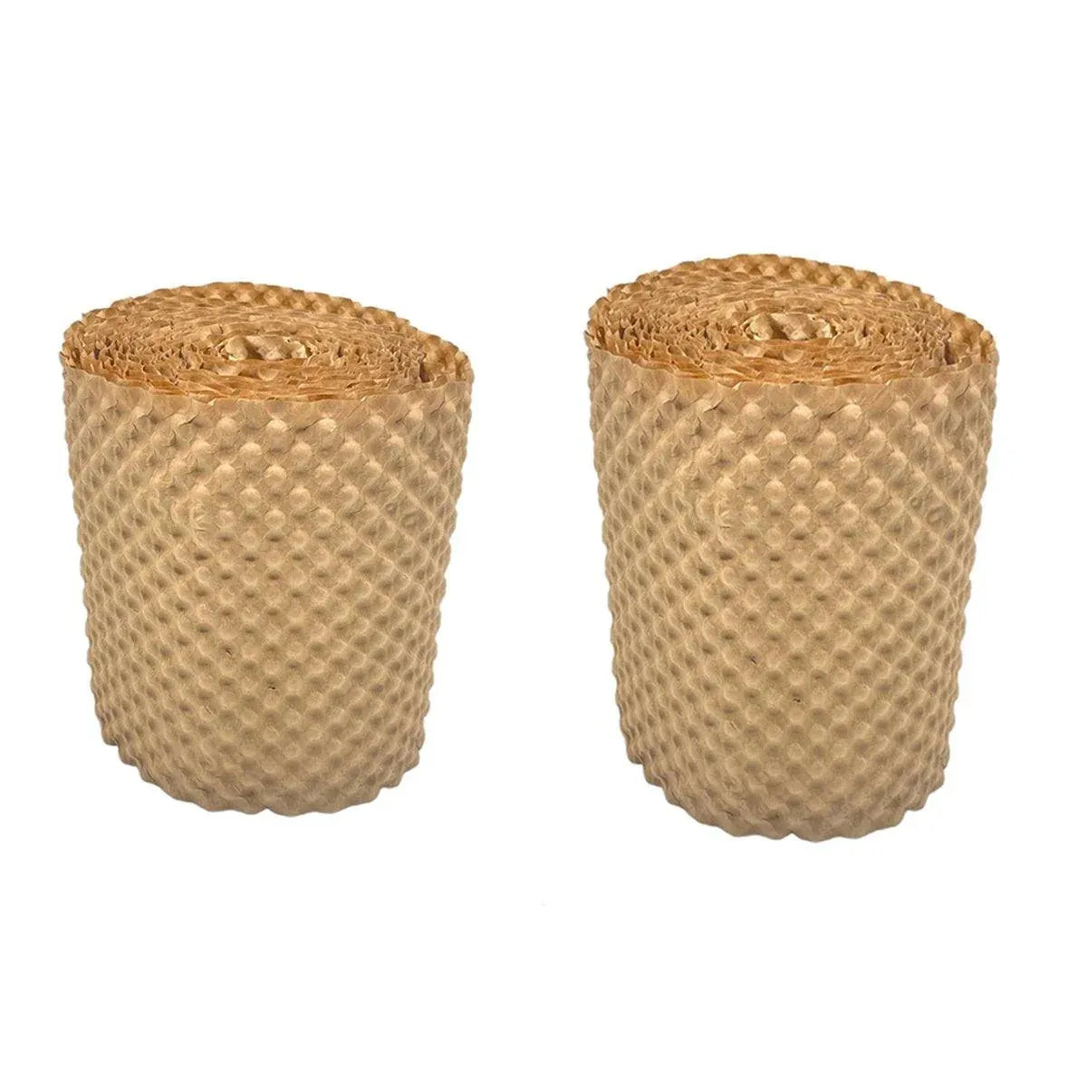 Cowhide Pressure Bubble Paper Roll Shock Absorbing Biodegradable Cushioning Wrap - 48x50m