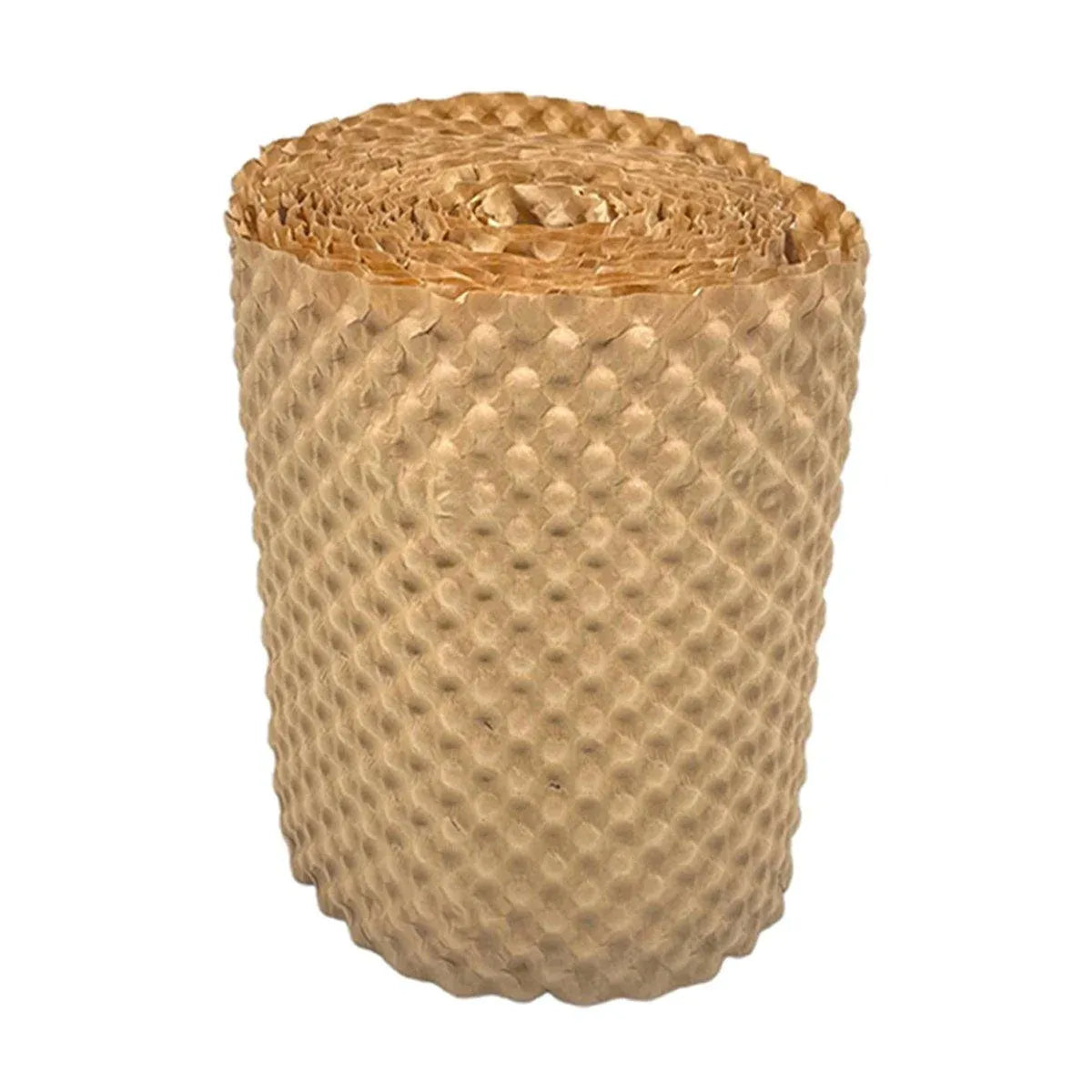 Cowhide Pressure Bubble Paper Roll Shock Absorbing Biodegradable Cushioning Wrap - 48x50m
