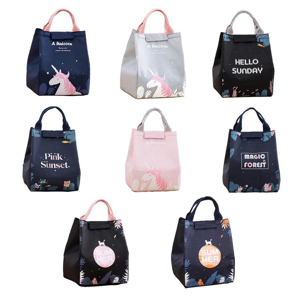 Portable Insulated Thermal Lunch Box Carry Tote 18x24x15cm E05 (18x24x15cm)