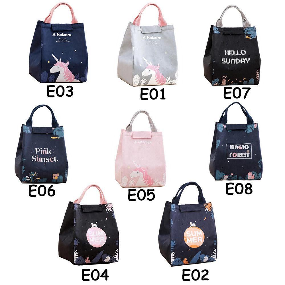 Portable Insulated Thermal Lunch Box Carry Tote 18x24x15cm E05 (18x24x15cm)