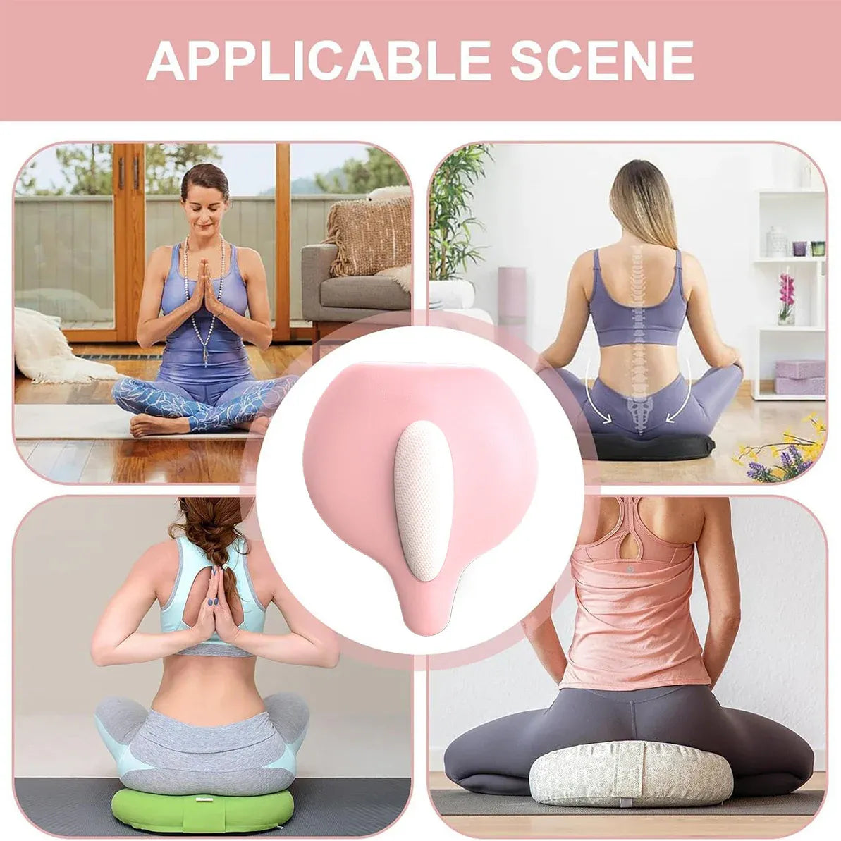 Hip and Inner Thigh Squeeze Trainer Compact Fitness Tool for Home Workouts - Blue