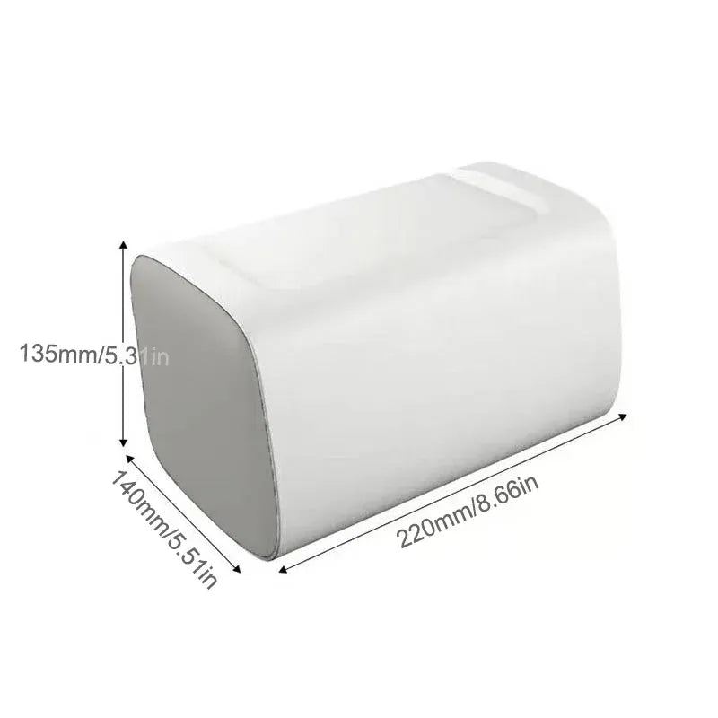Toilet Paper Holder Waterproof Wall Mounted Roll Paper Tissue Box Shelf Bathroom