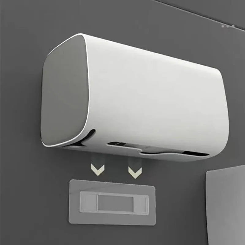 Toilet Paper Holder Waterproof Wall Mounted Roll Paper Tissue Box Shelf Bathroom