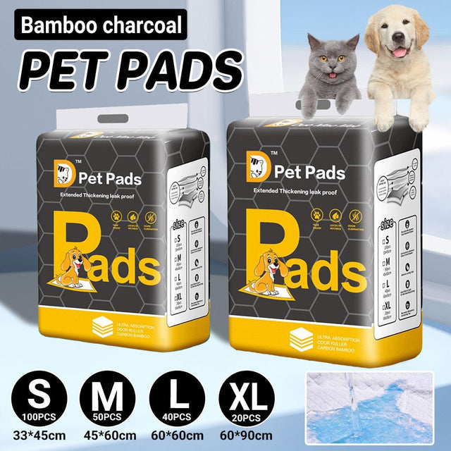 Bamboo Charcoal Deodorant Pet Pads Wholesale Dogs Cats Fragrant 50PCS 45*60cm