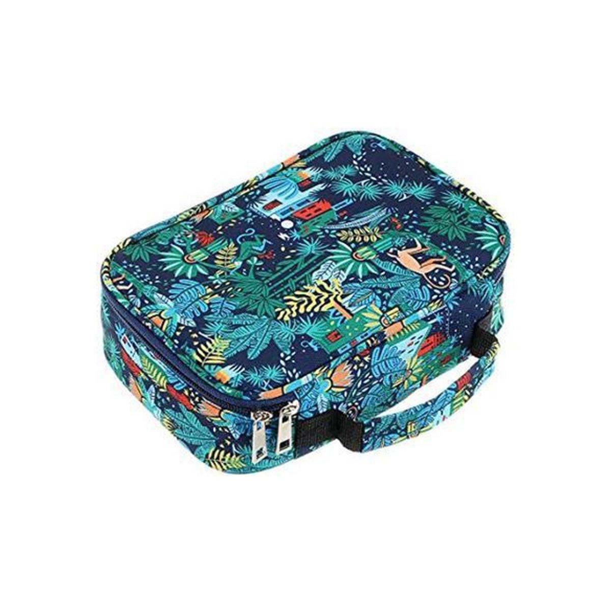 Large Capacity Waterproof Pen Pouch Pencil Case Student Stationery Storage Bag - Purple