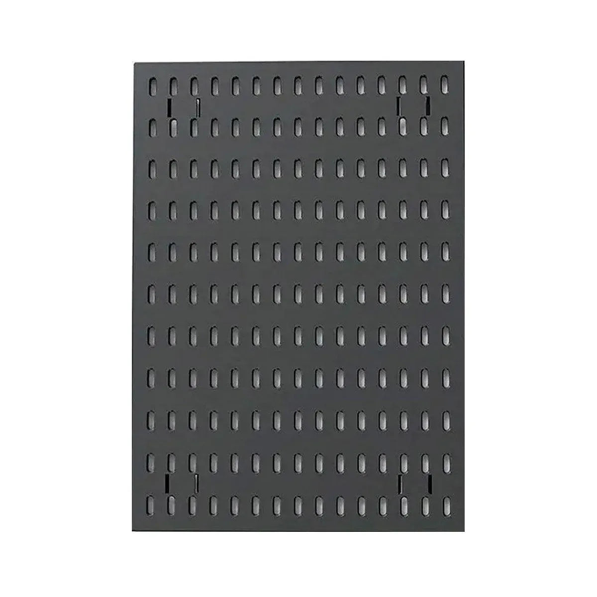 Clip-On Vertical Hole Board Desktop Organizer Punch-Free Office Partition Shelf - Black