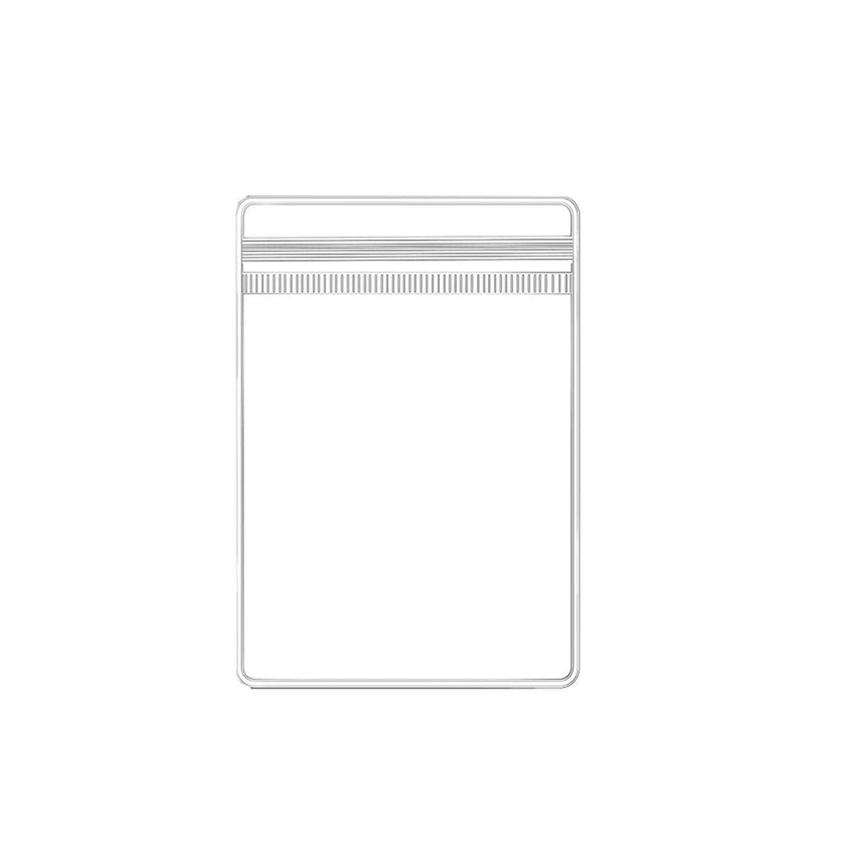 100pcs PVC Self-Sealing Jewelry Bags Anti-Oxidation Storage Dustproof Bags - 13*13cm