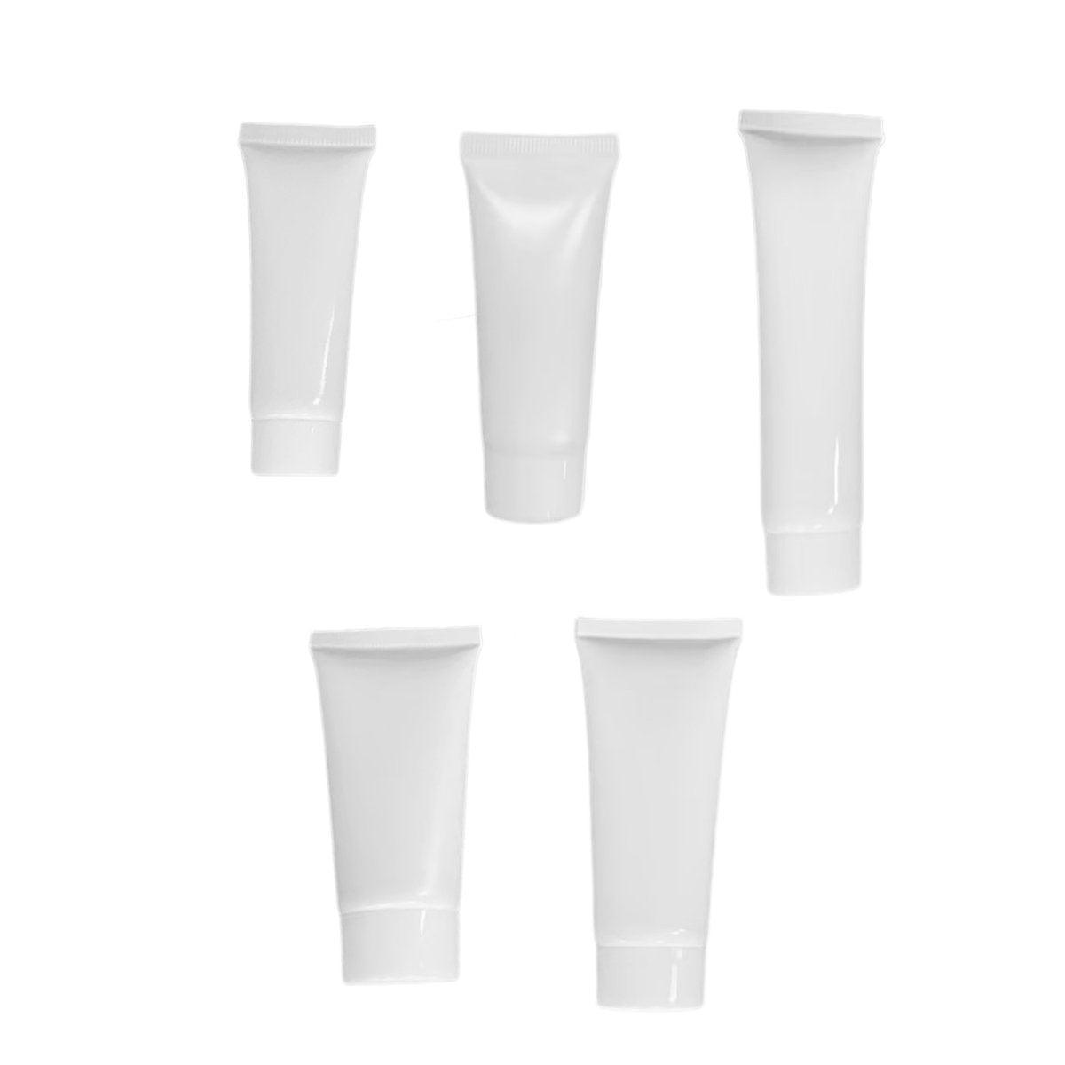 10x Soft Cosmetic Tubes for Face Wash Hand Cream Lotion Packaging Containers - 20ml