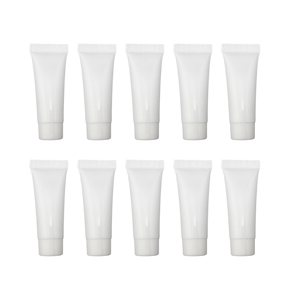 10x Soft Cosmetic Tubes for Face Wash Hand Cream Lotion Packaging Containers - 20ml