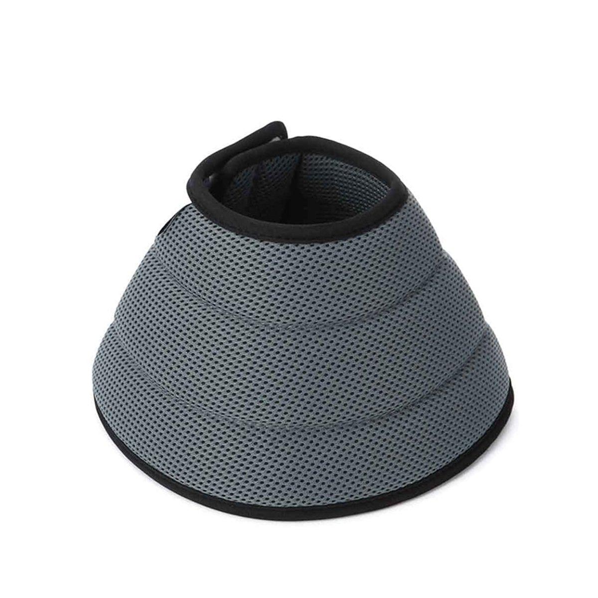 Elizabethan Collar Anti Licking Biting Pet Collar for Cats and Dogs Recovery Use - Grey-Size2