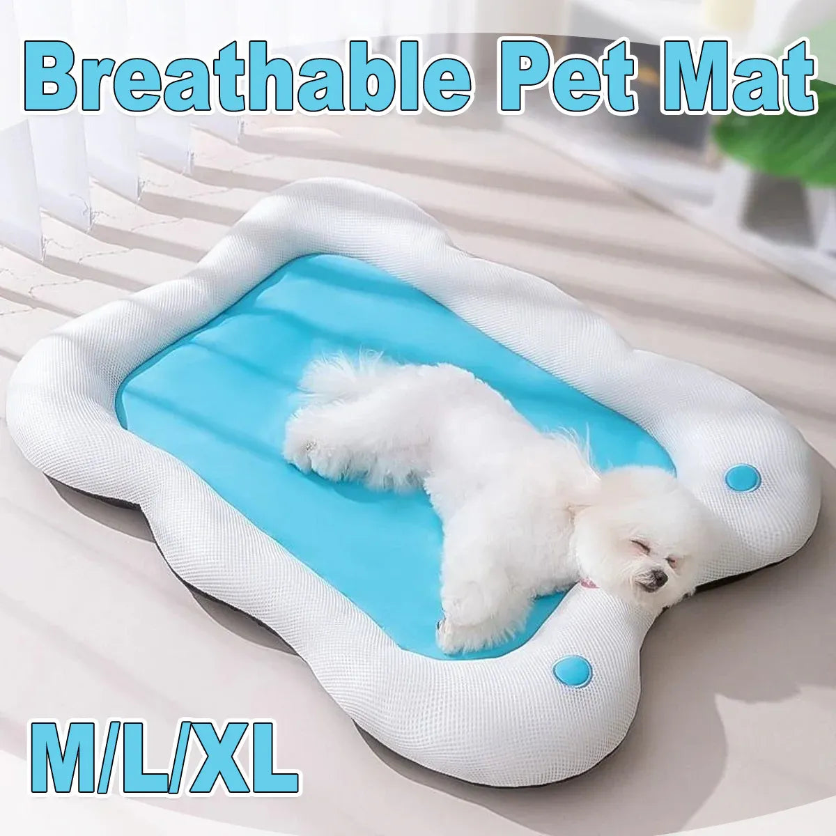 Soft Pet Bed Dogs Cats Washable Cushion Kennel Indoor Sleeping Mat - L