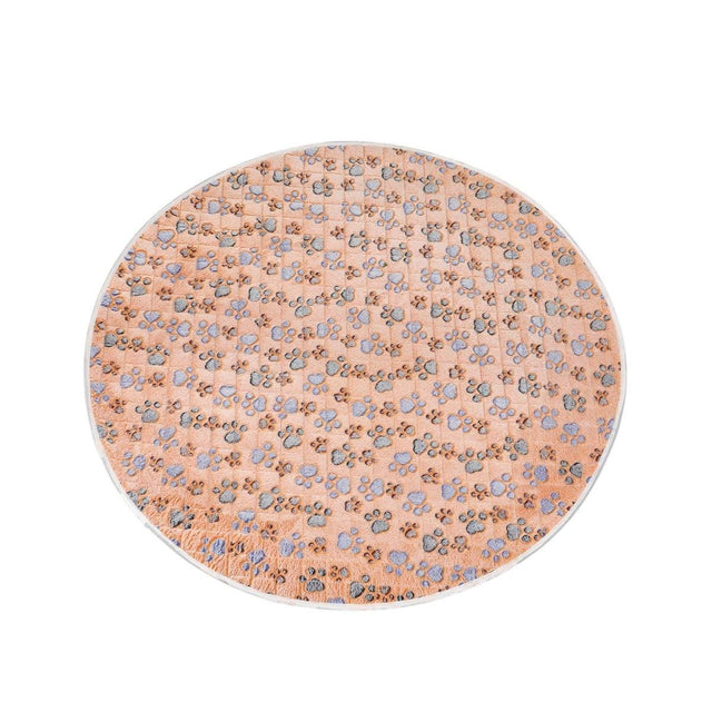 Waterproof Dog Pads Round Diaper Pet Training for Puppies & Dogs Khaki 55cm