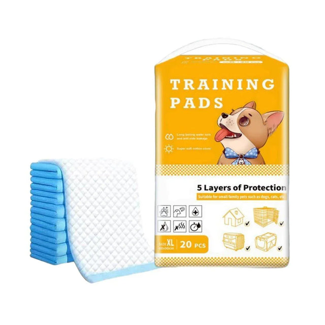 Large Puppy Dog Training Pads Pet Toilet Thickened Pee Mat XL 20PCS 90*60cm