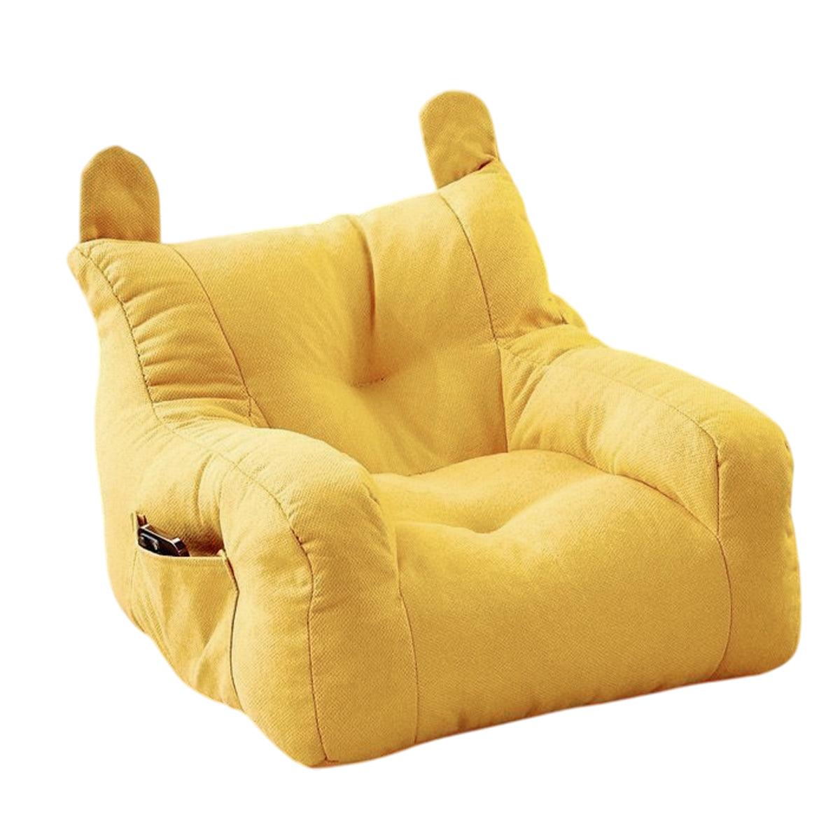 Small Sofa Chair Couch for Living Room Family Pet Furniture Comfortable Seat - White