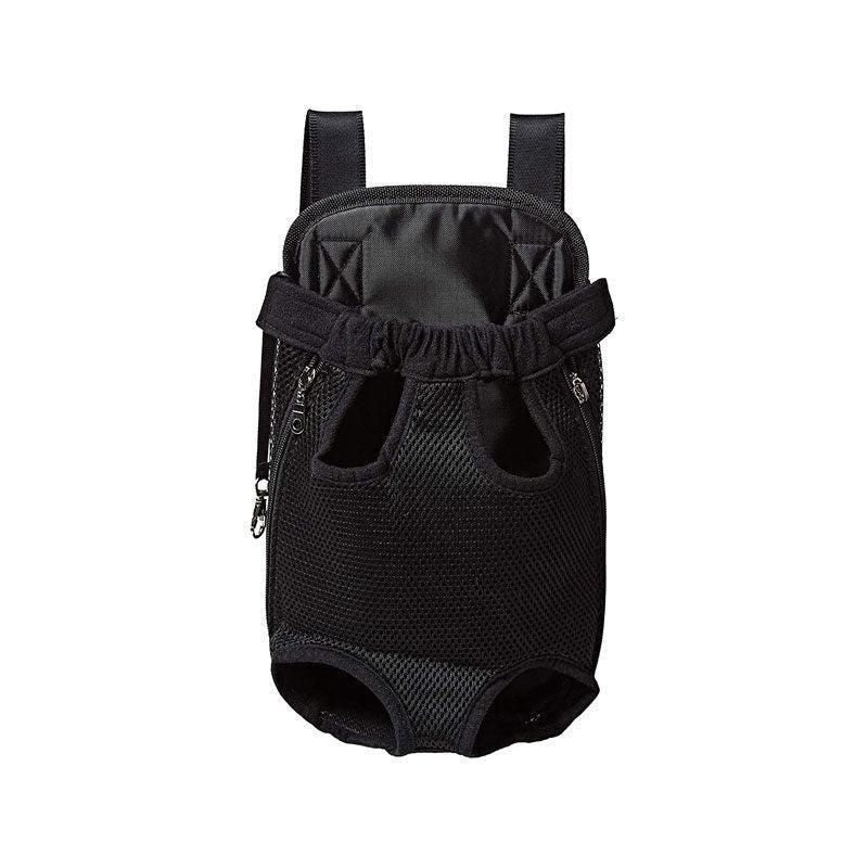 M Size Pet Carrier Dog Cat Puppy Front Back Backpack Shoulder Carry Sling Pouch Bag - Black