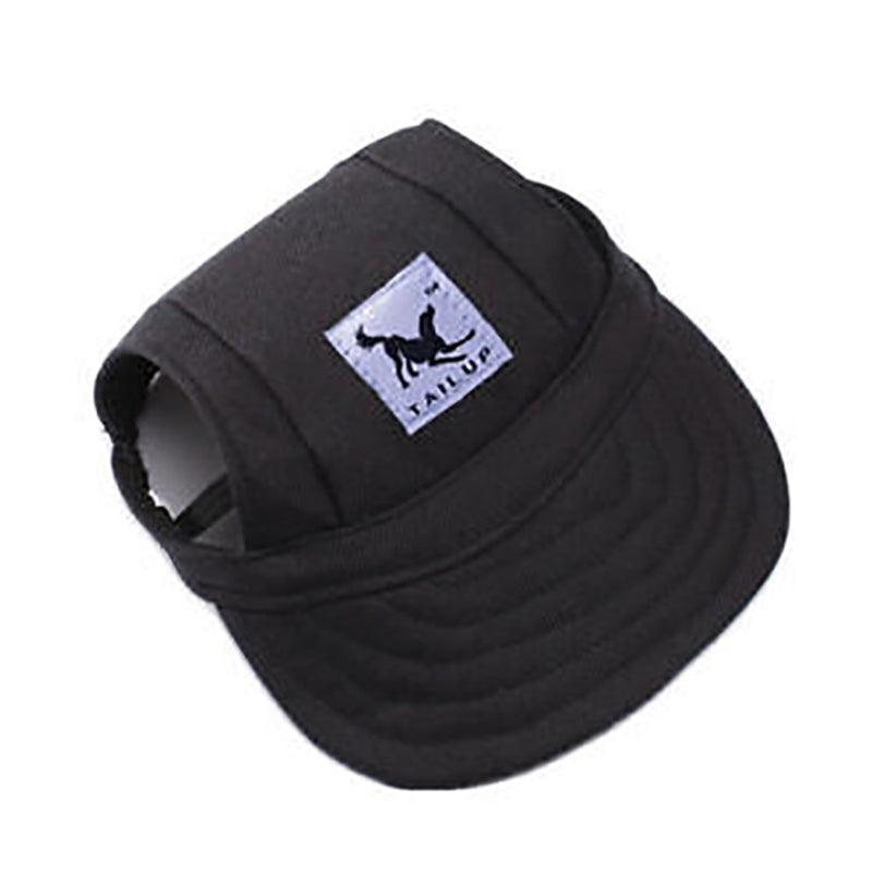 Dog Baseball Cap Outdoor Pet Sun Hat Summer Canvas Visor Puppy S Size - Red